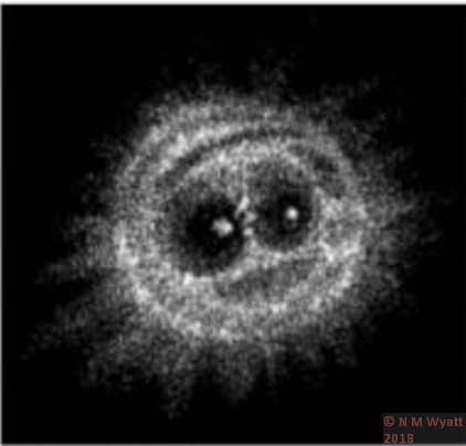 Lord Rosse's drawing of the Owl Nebula