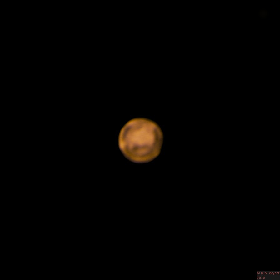 Mars in early May 2016