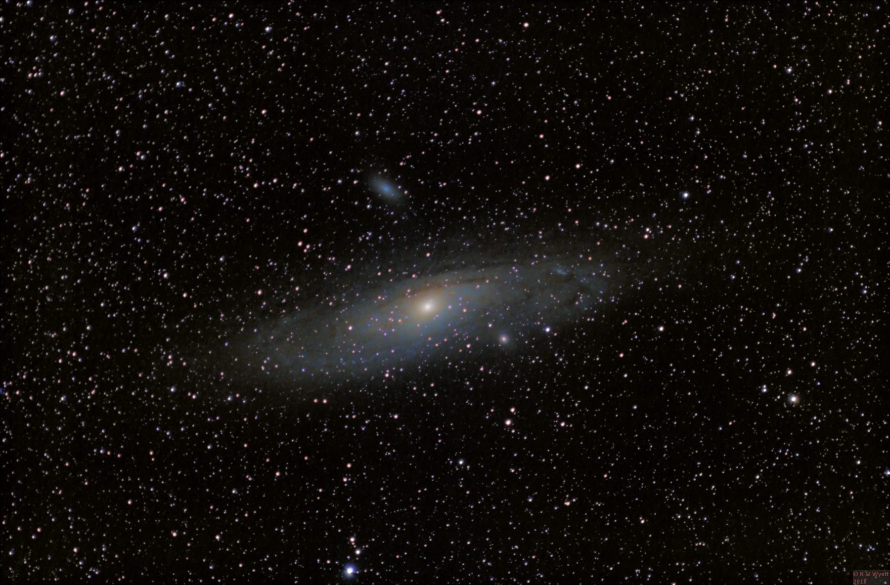 Andromedas Galaxy Widefield