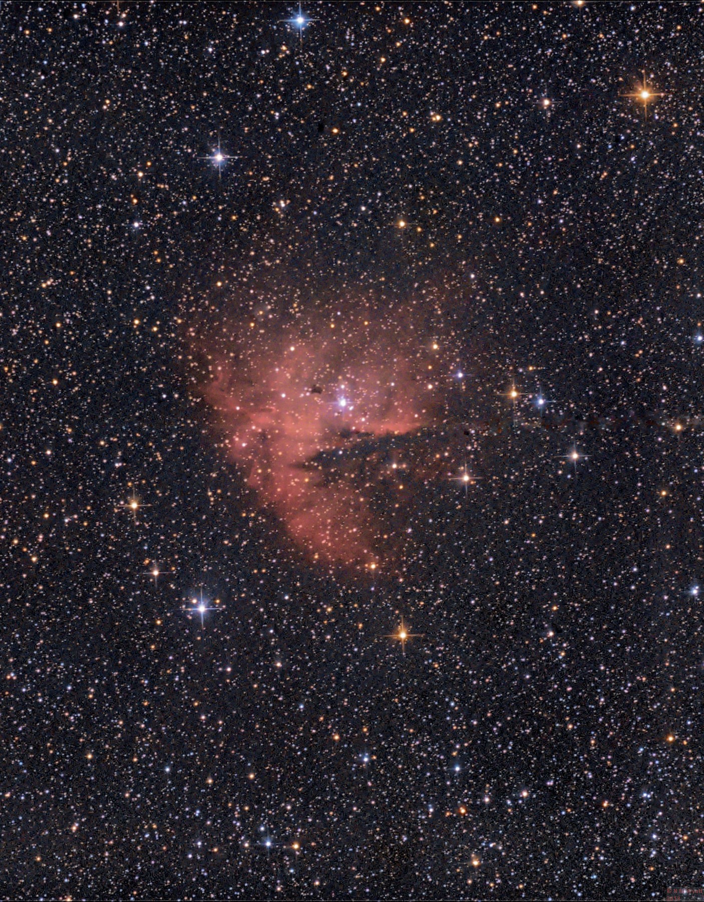 NGC281 the Pacman Nebula