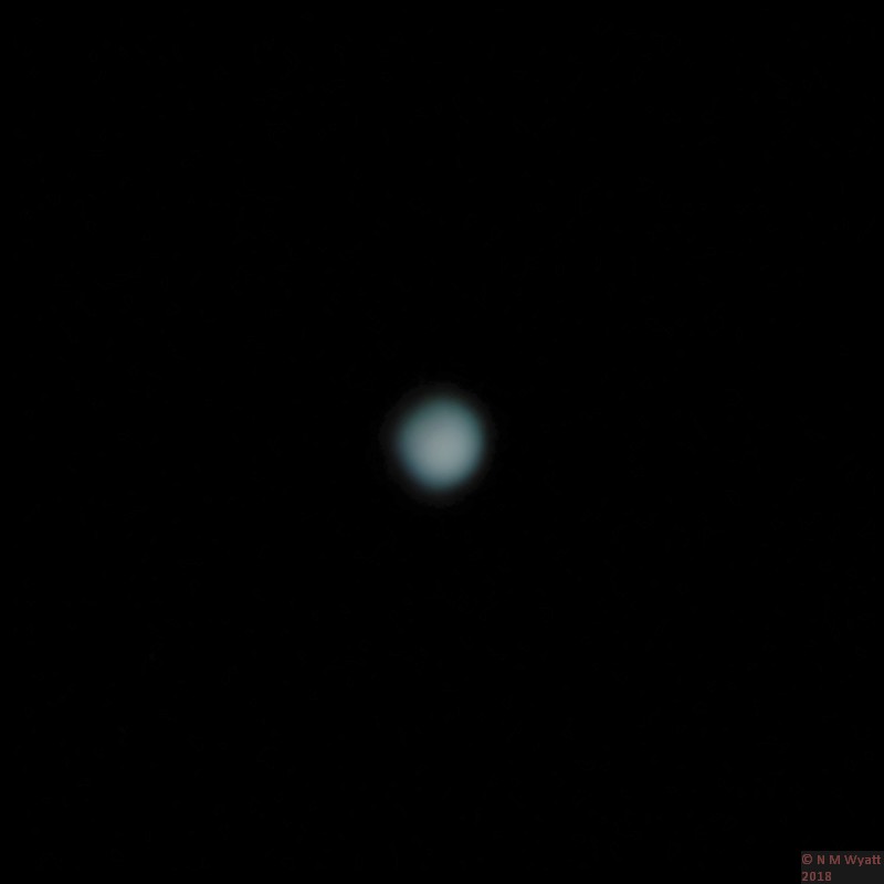 Uranus imaged from Earth